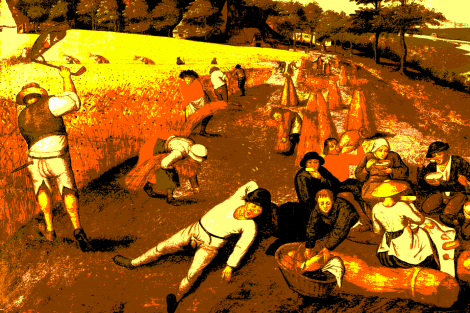 These peasants get to keep what they make.